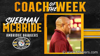 McBride named Steelers Coach of the Week - Steelers.com