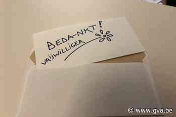 Bedankkaartjes voor vrijwilligers zijn toe aan vijfde jaar - Gazet van Antwerpen