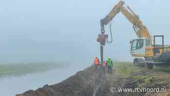 Kat-en-muisspel tussen bever en waterschap gaat verder met proef van gaas - RTV Noord