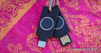 Fingerprint checking YubiKey Bio security key helps banish passwords     - CNET