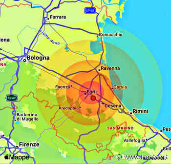 TERREMOTO in provincia di FORLI-CESENA, in EMILIA ROMAGNA, a Forlimpopoli. Magnitudo 2.8. Ecco QUI i DETTAGLI - iLMeteo.it