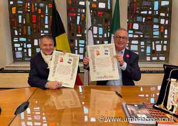 Rinnovato patto di gemellaggio tra Foligno e La Louvière - Il quotidiano che racconta l'Umbria - Umbria Cronaca