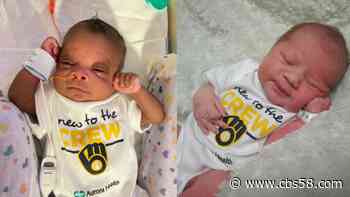 Aurora Health Care welcomes babies with Brewers' 'New to the Crew' onesies - WDJT
