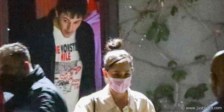 Ariana Grande & Husband Dalton Gomez Head Home After Attending Dave Chappelle's Show in LA