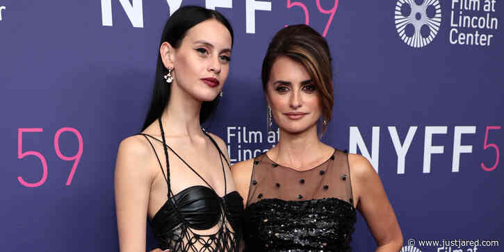 Penelope Cruz & Milena Smit Stun in Chic Black Dresses For 'Madres Paralelas' Premiere in NYC