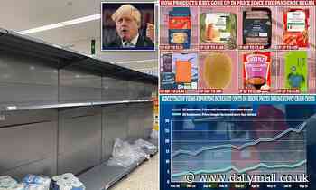 Millions of shoppers are unable to buy essential FOOD as one in three stock up for Christmas - Daily Mail