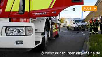 Unfall in Ulm: Feuerwehrauto nach Kollision mit Sprinter nicht mehr einsatzfähig - Augsburger Allgemeine