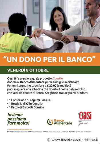 Banco Alimentare Lazio, domani donazione possibile nel punto vendita Oasi di Sora - L'Inchiesta Quotidiano OnLine