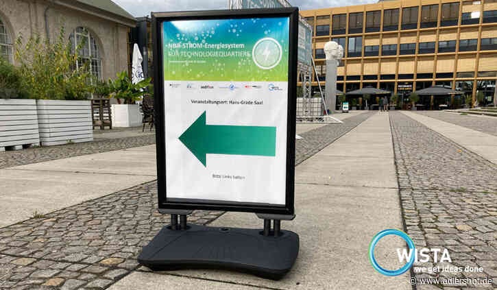 WISTA Management GmbH hat zur Fachkonferenz „Nur-Strom-Energiesystem für Technologiequartiere' geladen: Mit Vorträgen, Podiumsdiskussionen und Präsentationen zum „FUBIC – All Electricity' Projekt - Adlershof Online