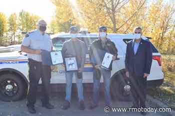 RCMP give two County of Barrhead men District Commander’s Certificate of Appreciation - Rocky Mountain Outlook