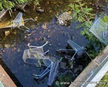 Barrhead: Trolleys dumped in Levern Water sparks clean-up plea - barrheadnews.com