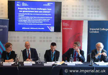 Collaboration key for science Imperial Provost tells Conservatives conference - Imperial College London