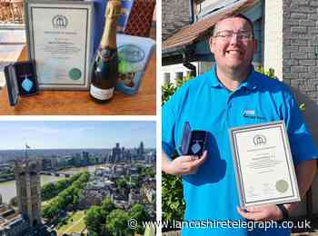 Blackburn volunteer 'shocked' to receive British Citizen Medal of Honour Award
