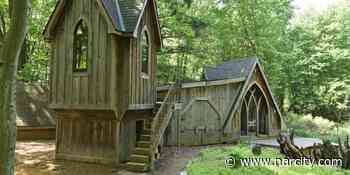 This Gothic Home In Ontario Is Hidden In A Carolinian Forest & Has A Secret Wine Cellar - Narcity Canada
