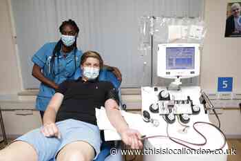 NHS ramps up plasma appeal as Croydon centre largely empty