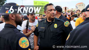 6 to Know: Miami Police Chief's Future Up in the Air Amid Firing Rumors