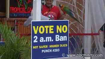 Business Owners, Workers Protest 2 a.m. Last Call in Miami Beach