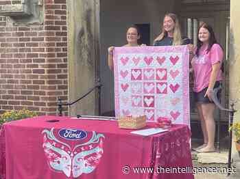 Bethany College Zeta Tau Alpha Chapter Gifted 'Warrior Quilt' For Dedication To Breast Cancer Awareness - Wheeling Intelligencer