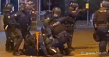 Dopo la protesta, sui social diventa virale il video di un fermo - Ticinonline