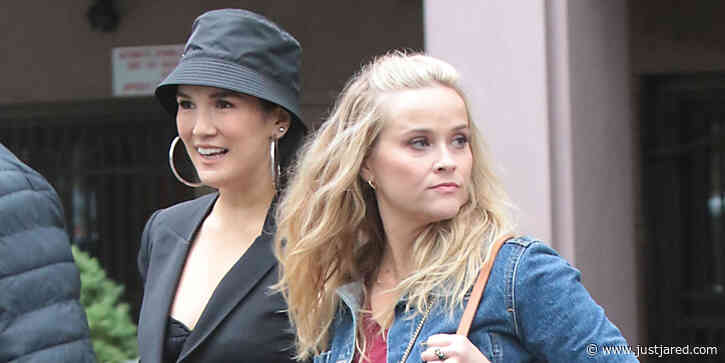 Reese Witherspoon & Zoe Chao Walk & Talk on 'Your Place Or Mine' Set