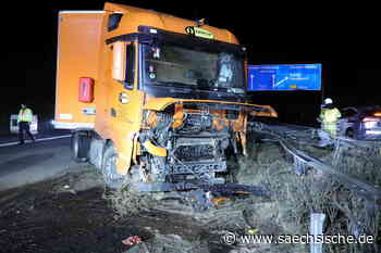 Lkw-Unfall sorgt für Stau auf A17 bei Dresden - Sächsische.de