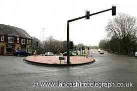 Blackburn: Brownhill Roundabout closed after crash