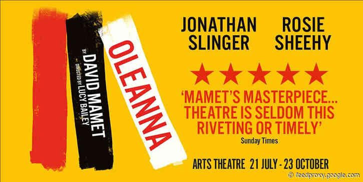 Sale on tickets to see Oleanna at the London Art’s Theatre
