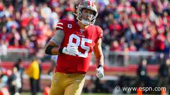 After managing injury, 49ers' Kittle lands on IR