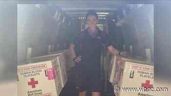 Local FedEx courier delivers up to 30 boxes of blood donations a day to help those in need