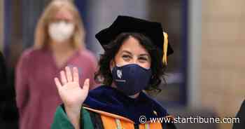 Macalester inaugurates first female, Latino president