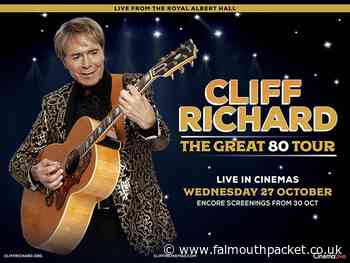 Sir Cliff Richard: The Great 80 Tour live screened in cinema - Falmouth Packet