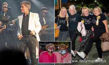 Bachelor Boy's back... at 80! Sir Cliff Richard bounds on to the stage - Daily Mail