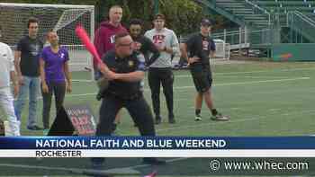 Play ball: National Faith and Blue weekend aimed to build stronger relationships between multiple groups