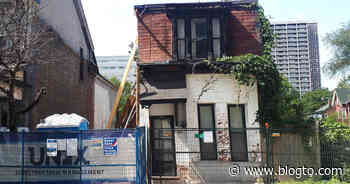 Historic house in Toronto in danger of falling over after neighbouring one demolished - blogTO