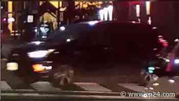 Toronto police search for vehicle wanted in downtown hit-and-run - CP24 Toronto's Breaking News