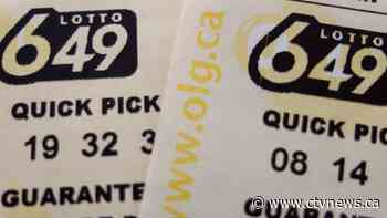 No winning ticket for Saturday's $5 million Lotto 649 jackpot