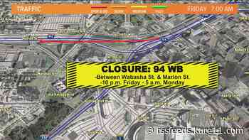 It's a busy weekend for road work across Twin Cities