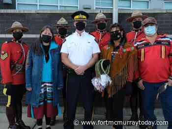Wood Buffalo RCMP unveils Treaty 8 land acknowledgement with ceremony at Timberlea office - Fort McMurray Today