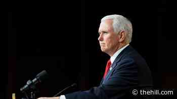 Pence treads carefully with Trump