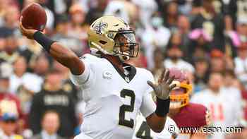 Saints' Jameis Winston throws longest pass of career, 72-yard TD to Deonte Harris
