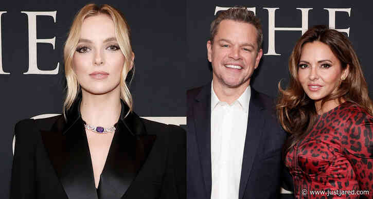 Jodie Comer Joins Matt Damon & Wife Luciana at 'The Last Duel' Premiere in NYC