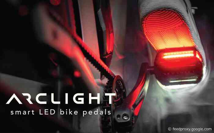 Arclight illuminated LED bike pedals (final days)