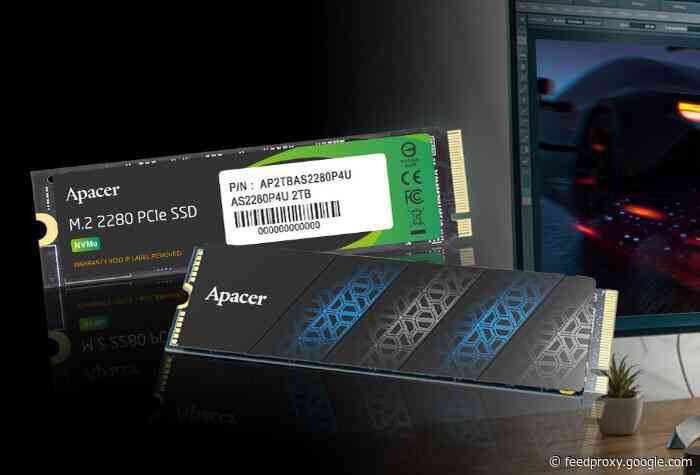 Apacer AS2280P4U and AS2280P4U Pro M.2 NVMe SSD with PCIe Gen3 x4 and 3D NAND technology