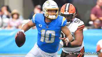 Justin Herbert hits Mike Williams on 72-yard touchdown pass for Los Angeles Chargers