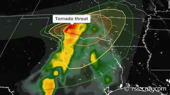 Millions across the central US are under threat of severe storms today