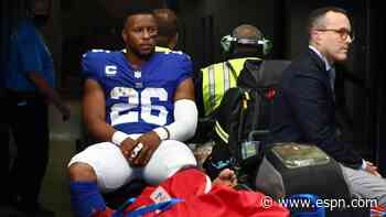Giants lose Barkley, Jones, Golladay to injuries