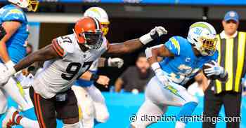 Watch Browns pull Austin Ekeler into end zone for touchdown to prevent clock rundown [VIDEO] - DraftKings Nation