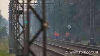 Bever graaft tunnel onder spoor Assen-Groningen: treinverkeer tot de ochtend ontregeld (update) - RTV Noord