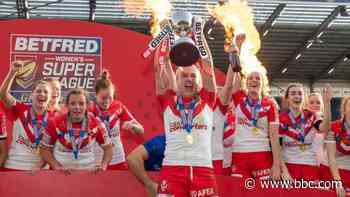 Women's Super League Grand Final: St Helens 28-0 Leeds - Saints score six tries to win title - BBC News