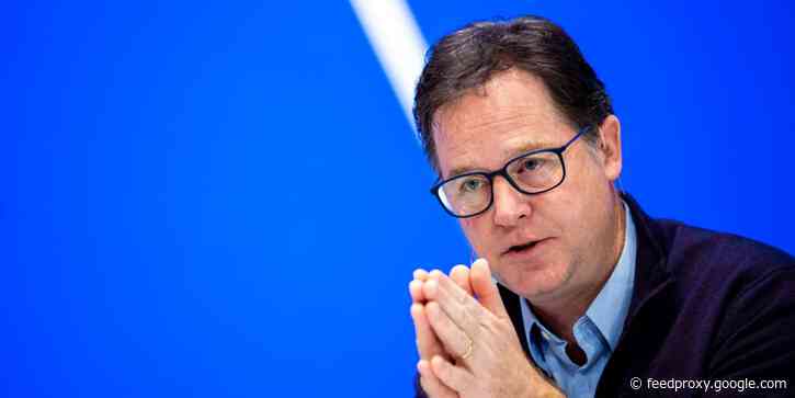 Facebook exec Nick Clegg said he couldn't give a 'yes or no answer' on whether its algorithms boosted insurrection sentiments ahead of Jan. 6 riot
